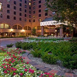 image of hotel landscaping